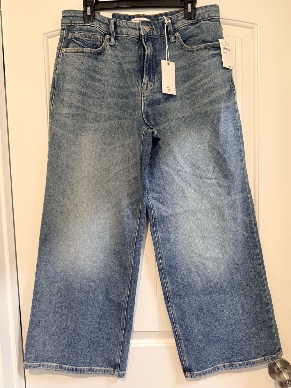 Good American Good Ease Wide-Leg Jeans